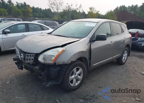 2012 Nissan Rogue S из США, поврежденный, VIN JN8AS5MVXCW367639